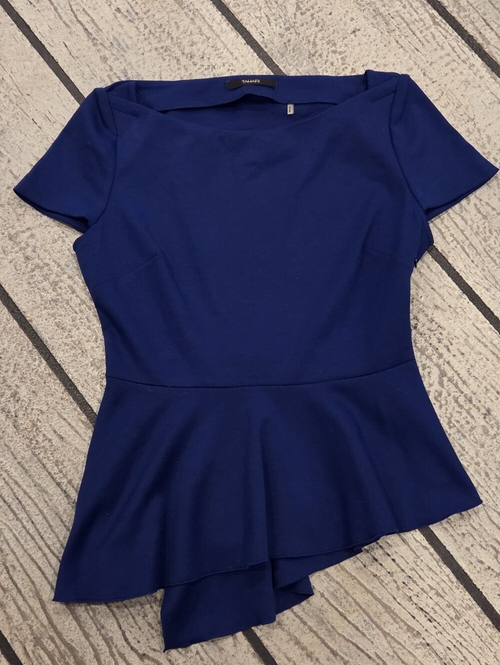 Tahari Women's Dark Navy Dress Shirt